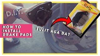 GPC brake pads REVIEW  PASOK SA BUDGET PERO QUALITY  how to replace brake pads  step by step [upl. by Stalk]