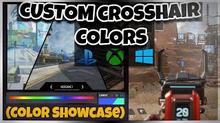 How to get Custom Crosshair Colors  Apex LegendsGuide amp Showcase [upl. by Anabal955]