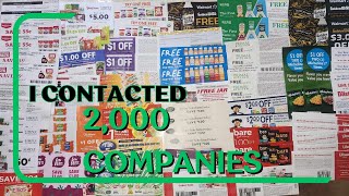 Contacting Companies for Coupons and Samples Part 2 I contacted 2K companies and heres the result [upl. by Christabel]