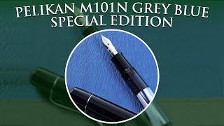 In A Snapshot  Pelikan M101N Grey Blue Special Edition [upl. by Katzman]