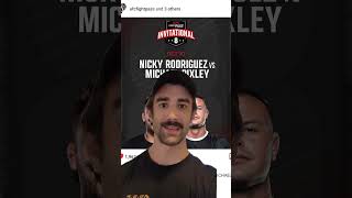 JUST ANNOUNCED Nicky Rod vs Michael Pixley for UFCFightPass Invitational 8bjj [upl. by Jowett]