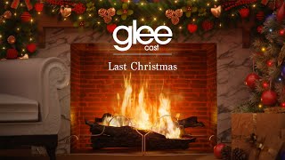 Glee Cast  Last Christmas Fireplace Video  Christmas Songs [upl. by Adnilam]