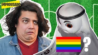 CUIDADO CON LA MASCOTA DE QATAR 2022 ⚽️  SKETCH IMPROVISADO [upl. by Whitebook]