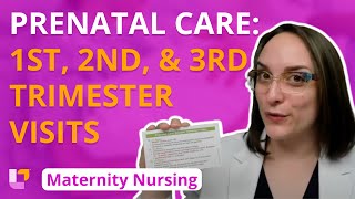 Prenatal Care 1st 2nd and 3rd Trimester Visits  Pregnancy  Maternity Nursing  LevelUpRN [upl. by Poole]