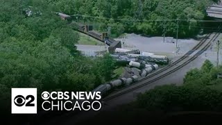 Cause of Matteson Illinois train derailment remains under investigation [upl. by Anehta]