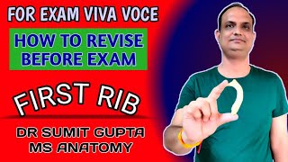 FIRST RIB  VIVA QUESTIONS [upl. by Shifrah]