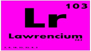 STUDY GUIDE 103 Lawrencium  Periodic Table of Elements [upl. by Myrta226]