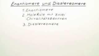 Was sind Enantiomere und Diastereomere  Chemie  Organische Chemie [upl. by Annoel194]