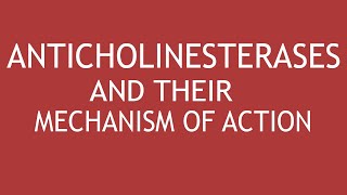 Anticholinesterases and their mechanism of action by DrShikha Parmar [upl. by Eedia]