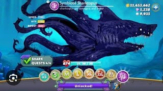 Hungry shark world  all sharks unlocked  super mega sharks  hungry shark world [upl. by Ailero]