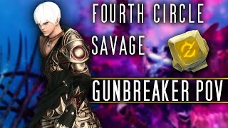 【FFXIV】Aspholdelos The Fourth Circle Savage P4S Phase 1 and 2  GNB POV [upl. by Nannek]