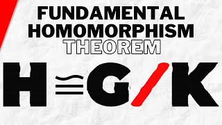 Proving The Fundamental Homomorphism Theorem  Abstract Algebra [upl. by Schilit]