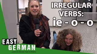 Easy German Verbs  Irregular Verbs ieoo [upl. by Tteraj]