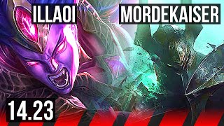 ILLAOI vs MORDEKAISER TOP  KR Master  1423 [upl. by Namas]