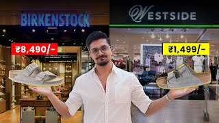 Expensive Birkenstock Sandal Dupes At Just ₹1499 At Westside  Full Review Video [upl. by Ordnaxela]