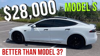 Why you should consider a used Tesla model S vs Model 3 [upl. by Ogdan87]