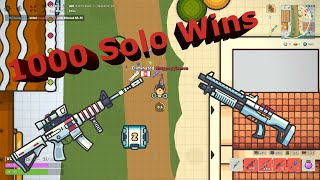 Zombs Royale  1000 Wins In Solo [upl. by Leinahtam]