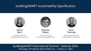 buildingSMART Sustainability Specification [upl. by Erek504]