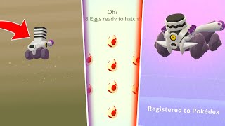 HATCHING 8 TAKEN TREASURES 12KM EGGS IN POKEMON GO Good News About Varoom Hatch Rate [upl. by Dleifyar]