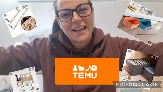 Organizzare casa con Temu a prezzi bassisimi  ULTRA MEGA Temu Unboxing [upl. by Nairadas]