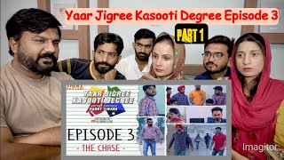 Reaction on Yaar Jigree Kasooti Degree  Episode 3  New Admission  Punjabi Web Series Part 1 [upl. by Adnuahs]