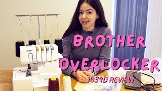 The Best Beginner amp Budget Overlocker  Brother 1034d Serger Review  Joanna Florence Makes [upl. by Faustena]