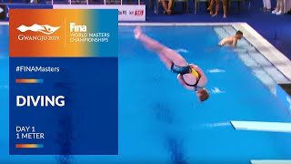 RELIVE  Diving Day 1  1m  FINA World Masters Championships 2019 [upl. by Juliano]