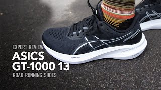 Asics GT1000 13 Road Running Shoes Expert Review [upl. by Airdnaxila]