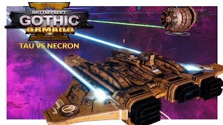 BATTLEFLEET GOTHIC ARMADA 2  Tau vs Necron 1v1 Beta Gameplay Ranked Battle 13 [upl. by Lirrad584]