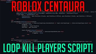 THIS CENTAURA ROBLOX SCRIPT IS OP LOOP KILL THE ENTIRE SERVER GET FUNNY REACTIONS FROM CHAT 2024 [upl. by Phail]