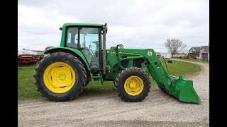 2006 John Deere 6420 with 5450 Hours amp Loader Sold on Iowa Farm Auction Last Week [upl. by Drarrej928]