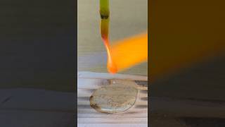 Molten Glass vs Hot Glue [upl. by Nester]