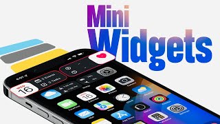 How to install interactive Mini￼ Widgets on iPhone [upl. by Adnir972]