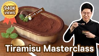 Amazing Tiramisu Masterclass  Simple but delicious recipe [upl. by Philipson]