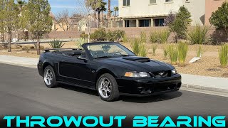 Changing The Faulty Throwout Bearing on my 03 Mustang GT [upl. by Zorina]