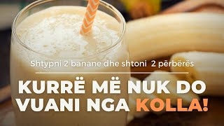 KOLLA Kurrë më nuk do vuani nga kolla Shtypni 2 banane dhe shtoni vetëm këto 2 përbërës [upl. by Izak967]