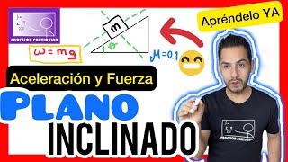 ✅PLANO INCLINADO con ROZAMIENTO  𝙀𝙡 𝙨𝙚𝙘𝙧𝙚𝙩𝙤 𝙥𝙖𝙧𝙖 𝙖𝙣𝙖𝙡𝙞𝙯𝙖𝙧𝙡𝙤 😎​🫵​💯​ Física Estática [upl. by Victory]