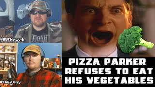 SpiderMan YTP Pizza Parker Refuses To Eat His Vegetables  Reaction MarkLee BBT amp ThisBarry [upl. by Campney639]