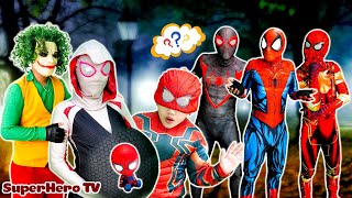 PRO 5 SPIDERMAN amp SPIDERGIRL  SpiderMans Wife Gives Birth amp JOKER Is GOOD HERO [upl. by Waldos172]