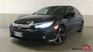 2017 Honda Civic Sport Hatchback 15T  Full Walkaround Start Up Engine Sound [upl. by Cline13]