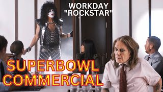 Rockstars Promote Workday in Super Bowl Commercial Reaction [upl. by Lissy]