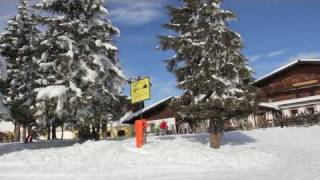 Bilderbuchwetter zum Skifahren am Schatzberg  Schatzbergbahn Wildschönau [upl. by Katee]