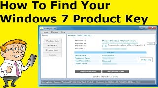 How To Find Your Windows 7 Product Key  Serial Guide [upl. by Melesa509]