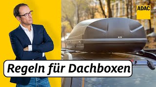 Wie schnell darf ich mit einer Dachbox fahren  ADAC  Recht Logisch [upl. by Mcgray]