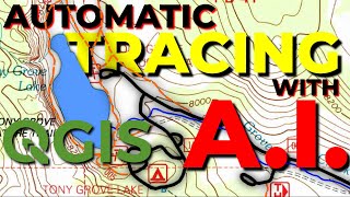 AUTOMATICALLY DIGITIZE map features in QGIS with this PLUGIN [upl. by Mirilla189]