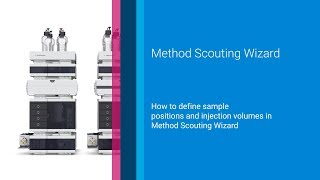 How to define sample positions and injection volumes in Method Scouting Wizard [upl. by Ennovehs962]