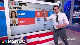 Record shattering Steve Kornacki breaks down historic results in last minute 2024 polling [upl. by Sualakcin]