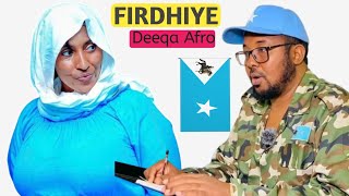 Deeqa Afro Madaxweyne Firdhiye Hees Cusub Laascaanood Goojacade  2024  New Song [upl. by Hillel]