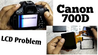 Canon 700D LCD Problem  LCD Change  Bishnu Services [upl. by Kal684]