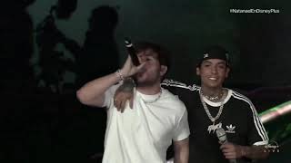 Tito Double P x Natanael Cano  PRIMO En Vivo Disney [upl. by Enehpets]